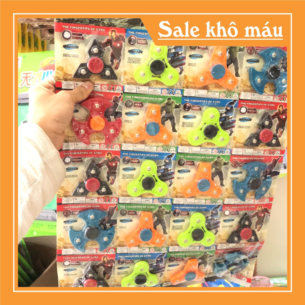 Con Quay Spinner Đồ Chơi 1 Vỉ 20 Chiếc Đầu Ngón Tay Hồi Chuyển Xả Stress Giải Nén Sỉ Đồ Chơi Trẻ Em Hà Nội Mút Chỉ Shop