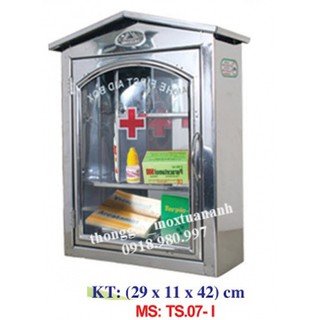 Tủ thuốc y tế, tủ thuốc gia đình inox TS.07-L