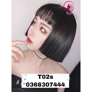 Mẫu tóc giả boss mới cực ngầu tặng kèm lưới đội- tóc giả nữ sợi tơ nhân tạo siêu cấp