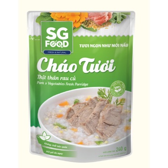 Cháo Tươi Thịt Thăn Rau Củ 240 g