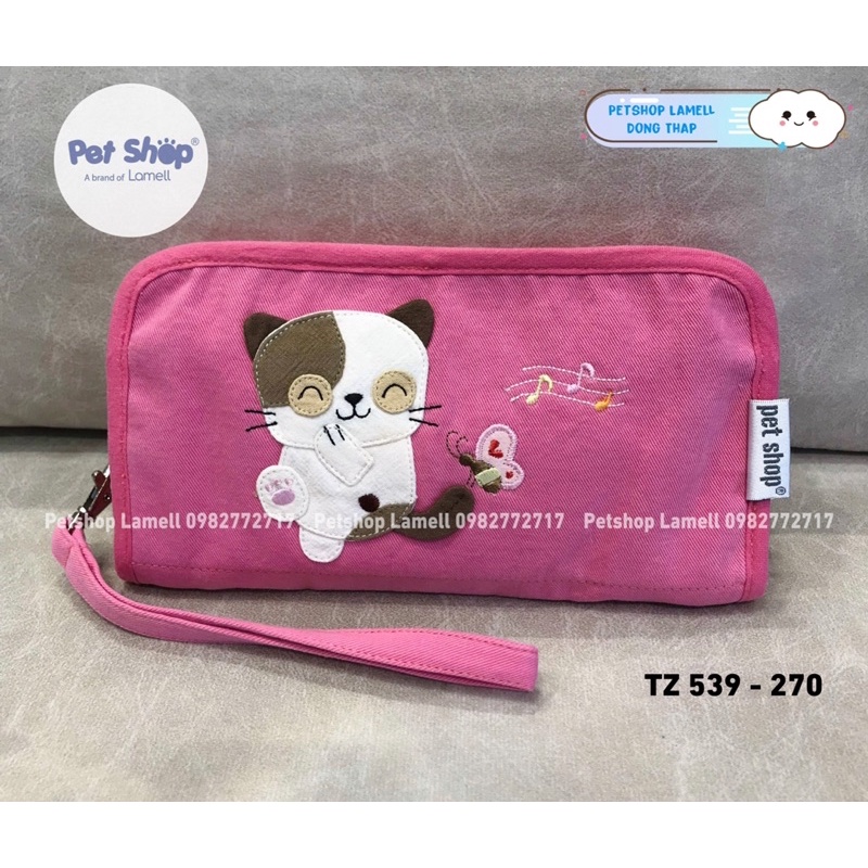Bóp ví gấp đựng giấy tờ nhiều ngăn PETSHOP - TZ 539