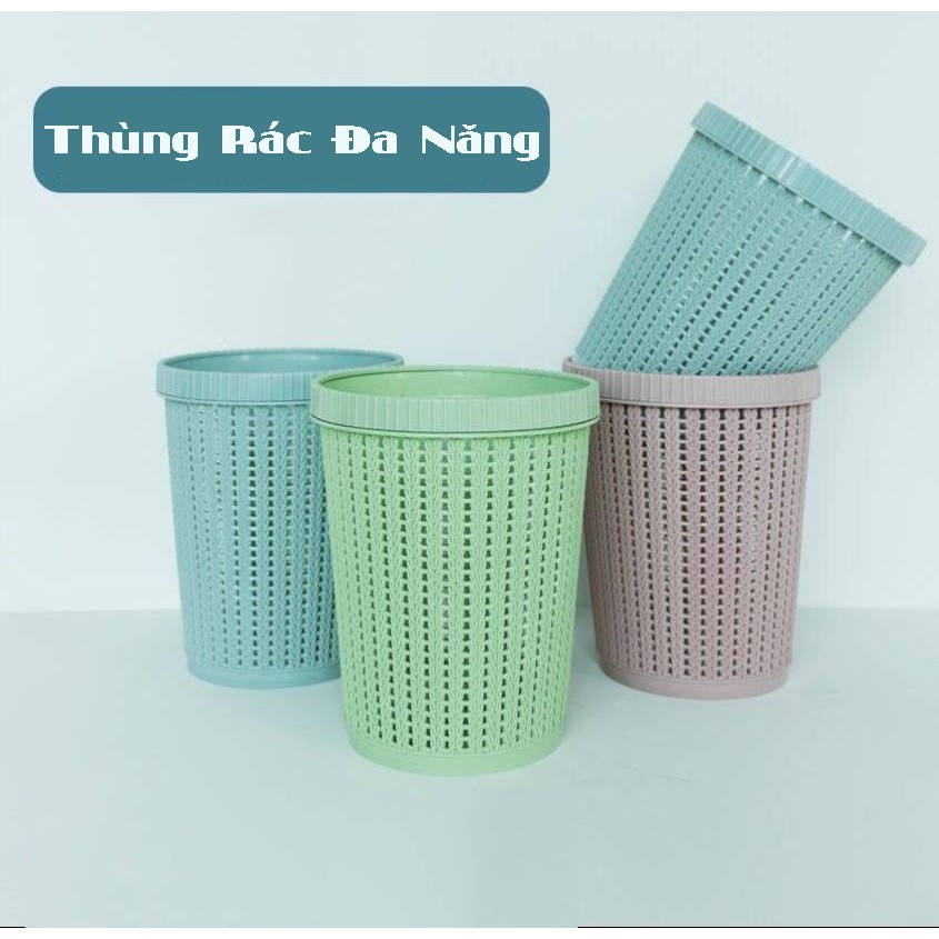 Thùng Rác Mini T2K Shop Sọt Rác Thông Minh Để Bàn Tiện Lợi