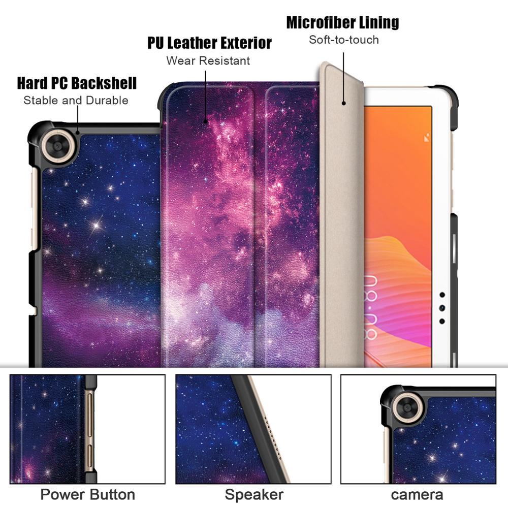 Bao da máy tính bảng siêu mỏng nắp lật từ tính cho Huawei Matepad T10s T10 10.1 inch