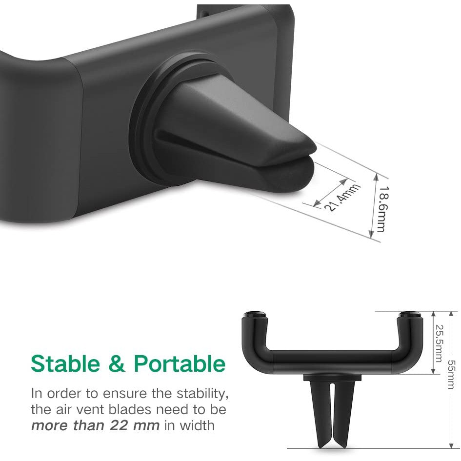 Kẹp điện thoại cài khe gió điều hòa cao cấp UGREEN LP120 | BigBuy360 - bigbuy360.vn