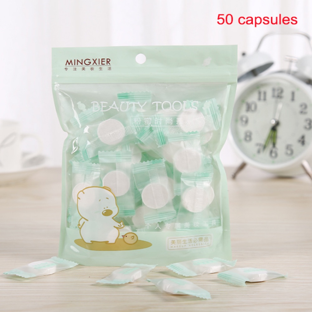 Set 15/ 30/ 50/ 100 mặt nạ giấy nén siêu mỏng dưỡng ẩm chăm sóc da dùng 1 lần