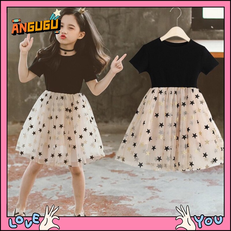 Đầm Công Chúa Màu Đen Chất Liệu Cotton Thời Trang Mùa Hè Cho Bé Gái Từ 3 Đến 4-5 Đến 6 Đến 7 Đến 8 Đến 9-10 - 11-12 Tuổi