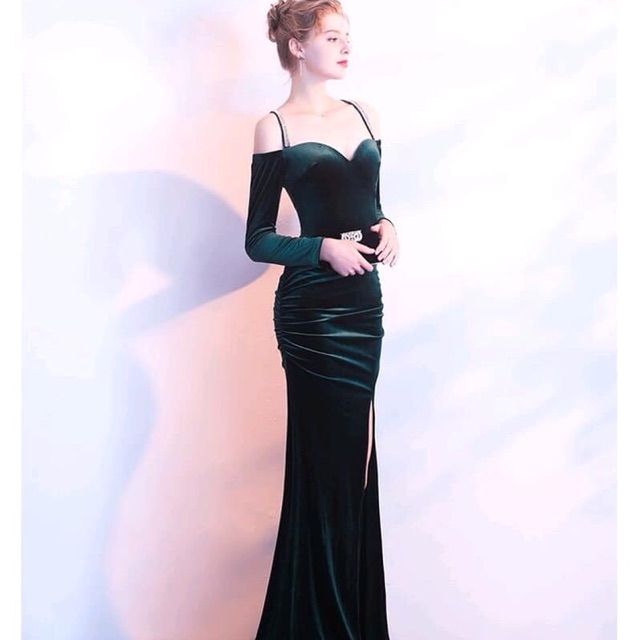Váy body nhung
