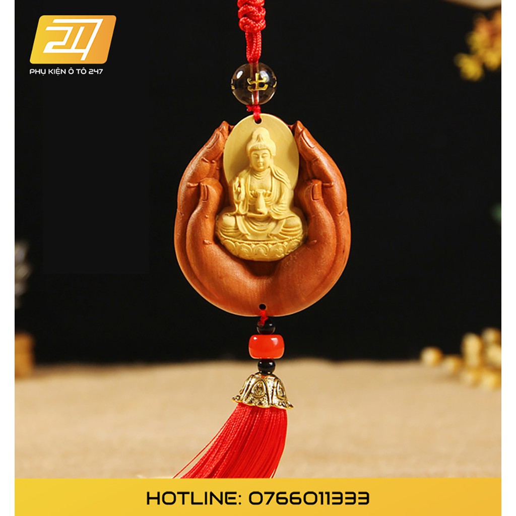 Dây treo Phật Quan Âm trên ô tô
