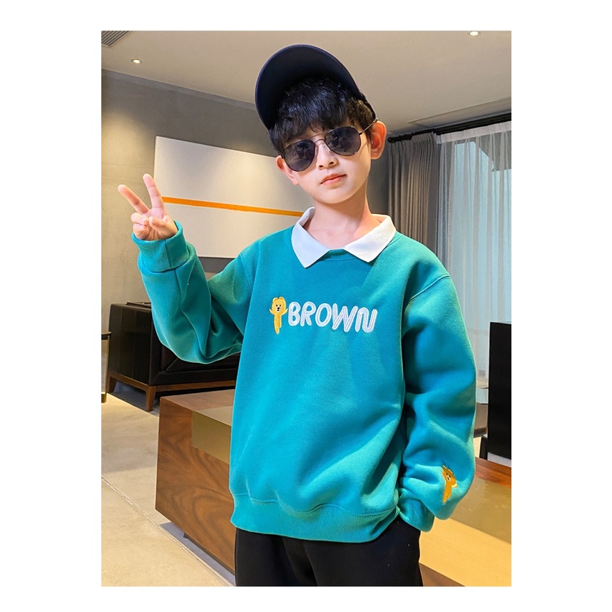 Áo nỉ thu đông dành cho bé gái 14-45kg BROWN sang chảnh cá tính, chất dày dặn,ấm áp có 3 màu lựa chọn.BROWN68