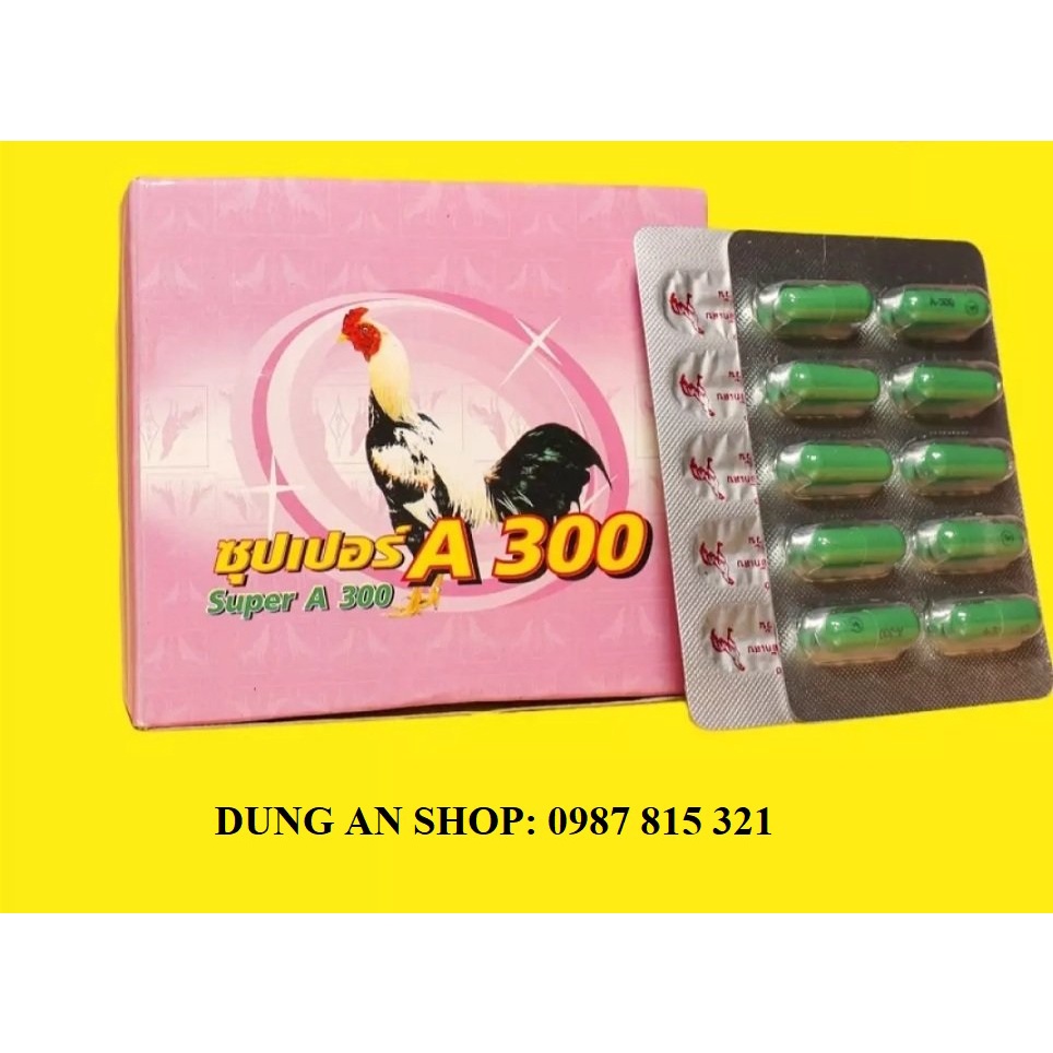 A 300 – THUỐC TIÊU KÉN, TIÊU SƯNG, TIÊU GOM KÉN NƯỚC CHO GÀ SAU ĐÁ.