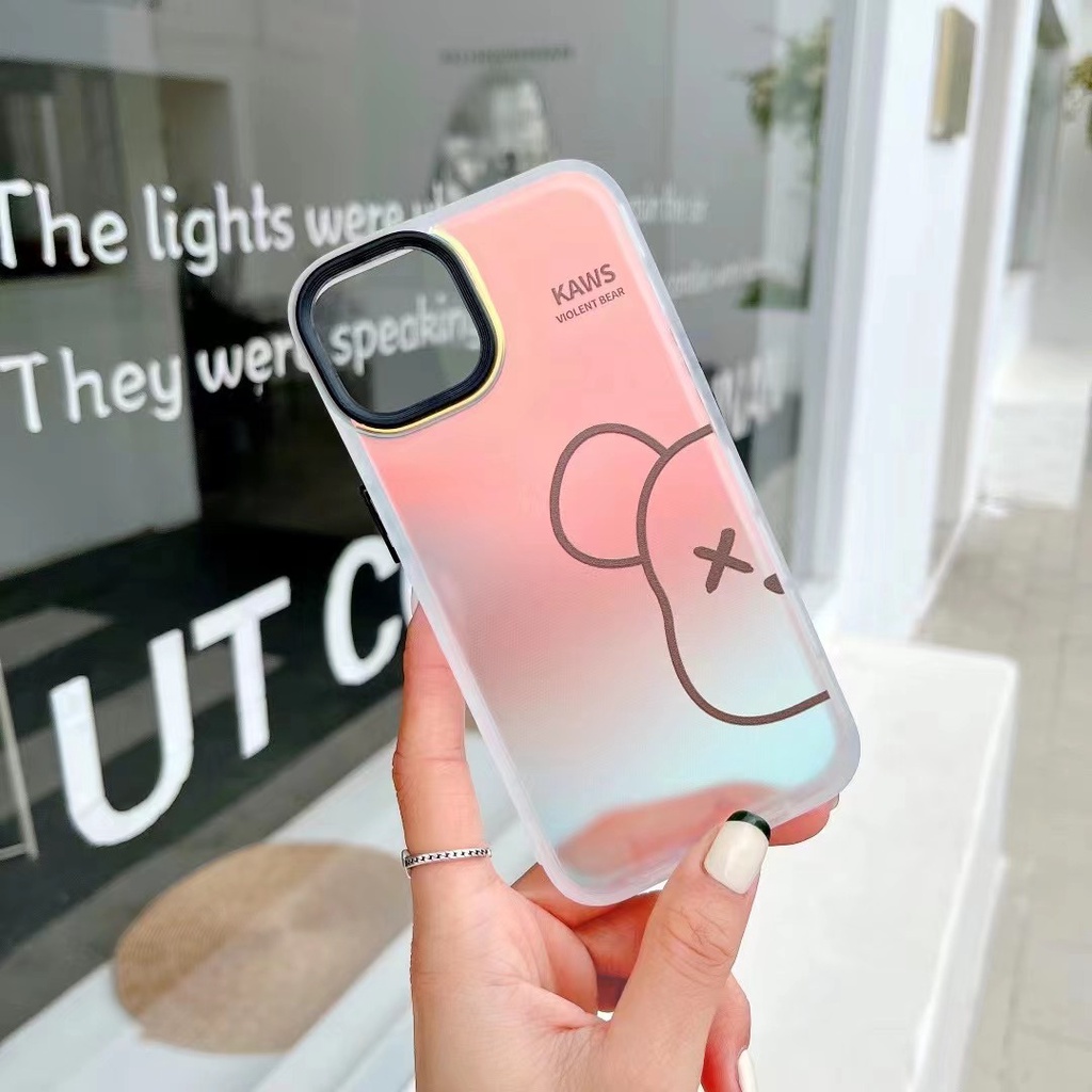 Ốp Điện Thoại In Hình Gấu kaws Sang Trọng Cho iphone 13 Pro Max i13 13pro 11ProMax i11 iX Xs XR Xs Max 7plus 8plus 12Pro 12 Pro Max