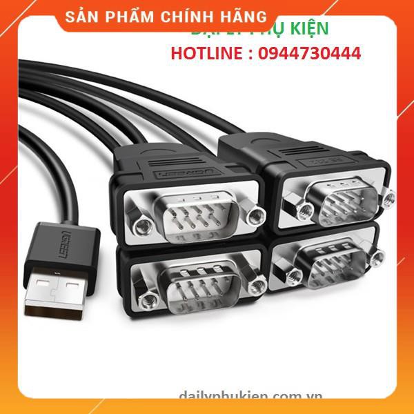 Cáp USB to 4 rs232 ( USB to 4 Com) Ugreen 30770 dailyphukien