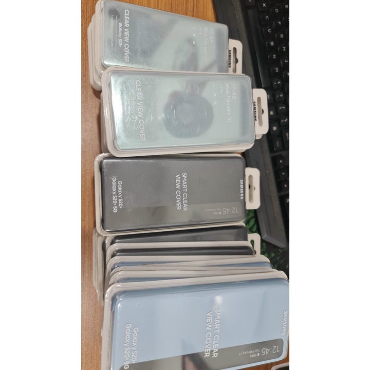 Bao da Clear View samsung Galaxy S10/S10+/S20+/S20 Ultra
