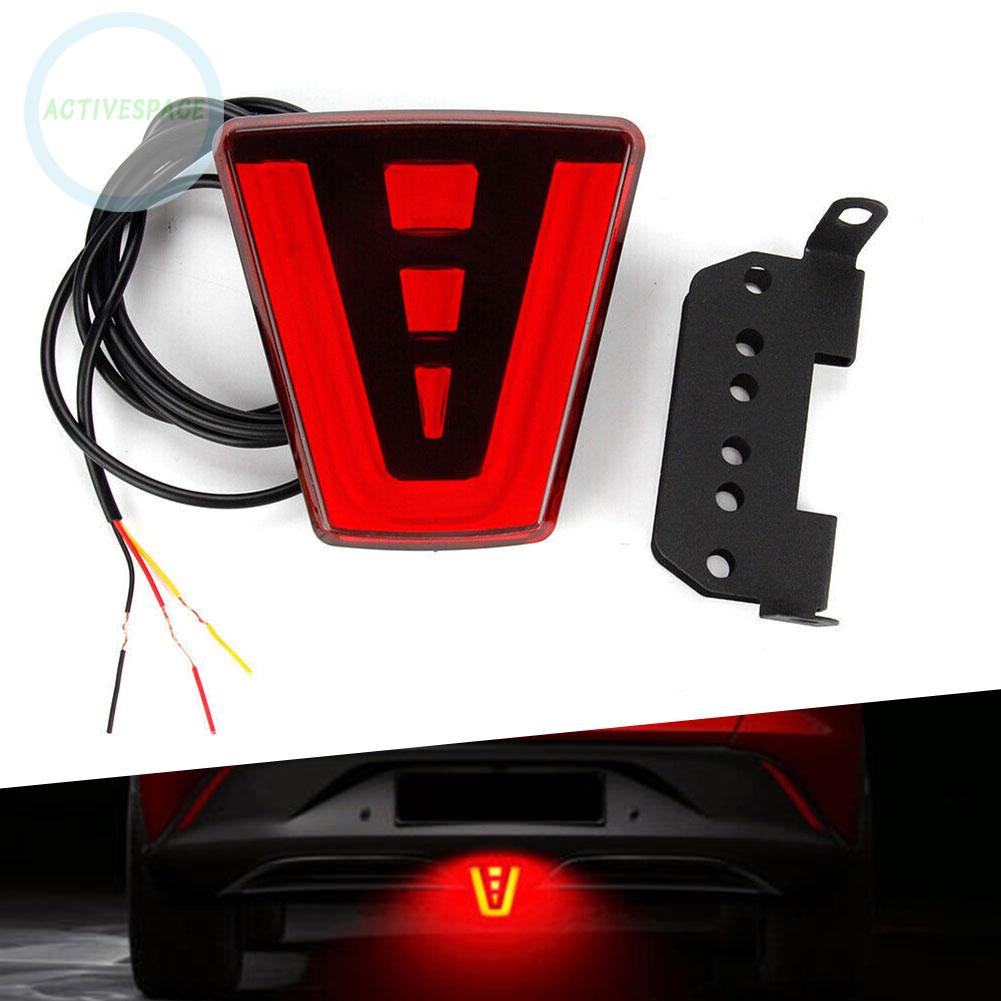 LED F1 Style Red Third Rear Tail Brake Light Warning Stop Fog Lamp Universal