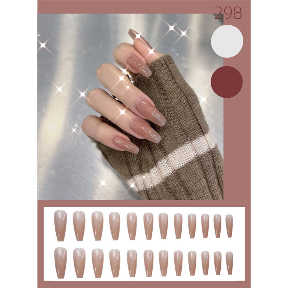 Hộp 24 Móng Tay Giả Dùng Trang Trí Nghệ Thuật Toàn Diện