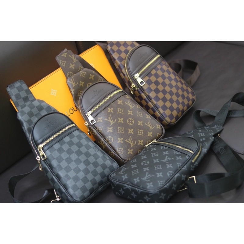 Túi khoác chéo lv nam