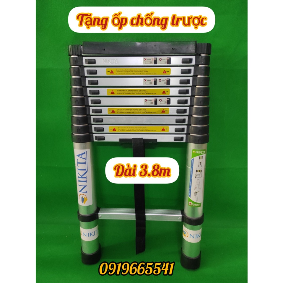 THANG NHÔM RÚT ĐƠN 3M8 NIKITA