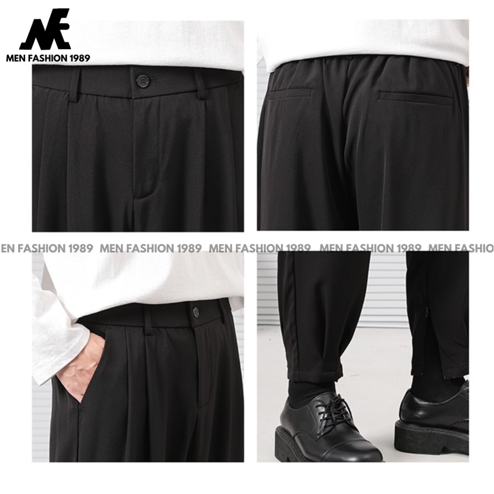 Quần thể thao jogger gấu bó khóa kéo đàn hồi cao cấp MENFASHION1989 JOGGER NAM 003