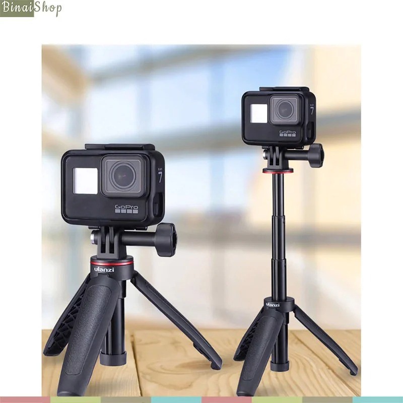 Ulanzi MT-09 - Tripod Tích Hợp Gậy Selfie Cho GoPro Và Action Camera