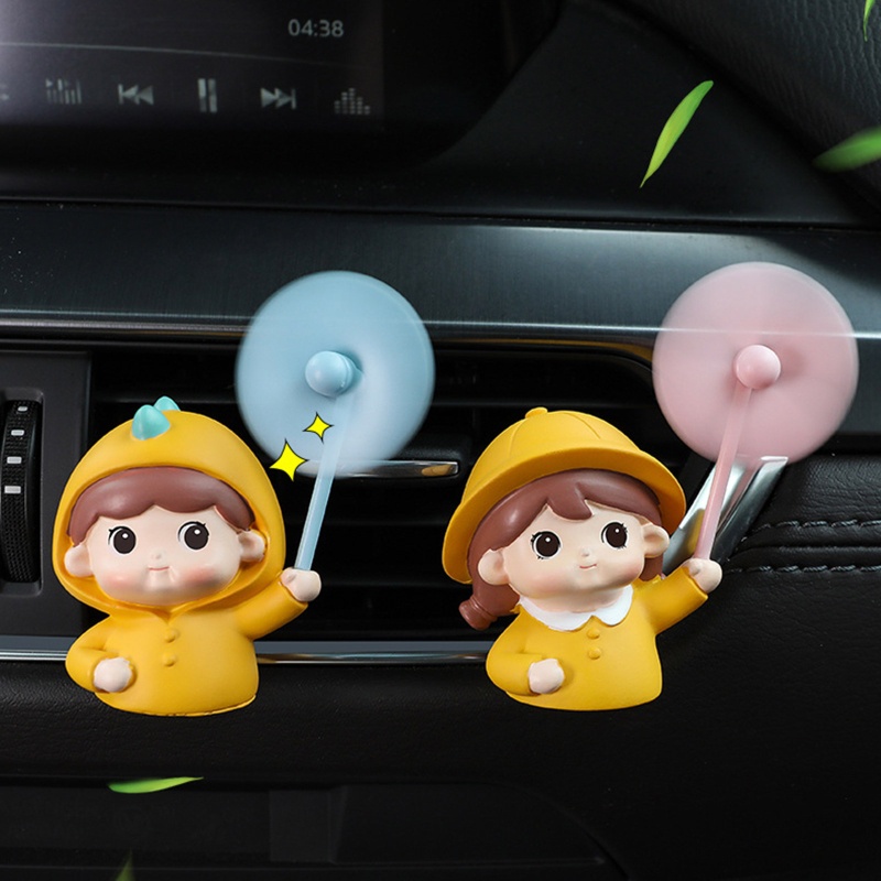 Máy Khuếch Tán Không Khí Xe Hơi Mini Kèm Kẹp Xoay Trang Trí