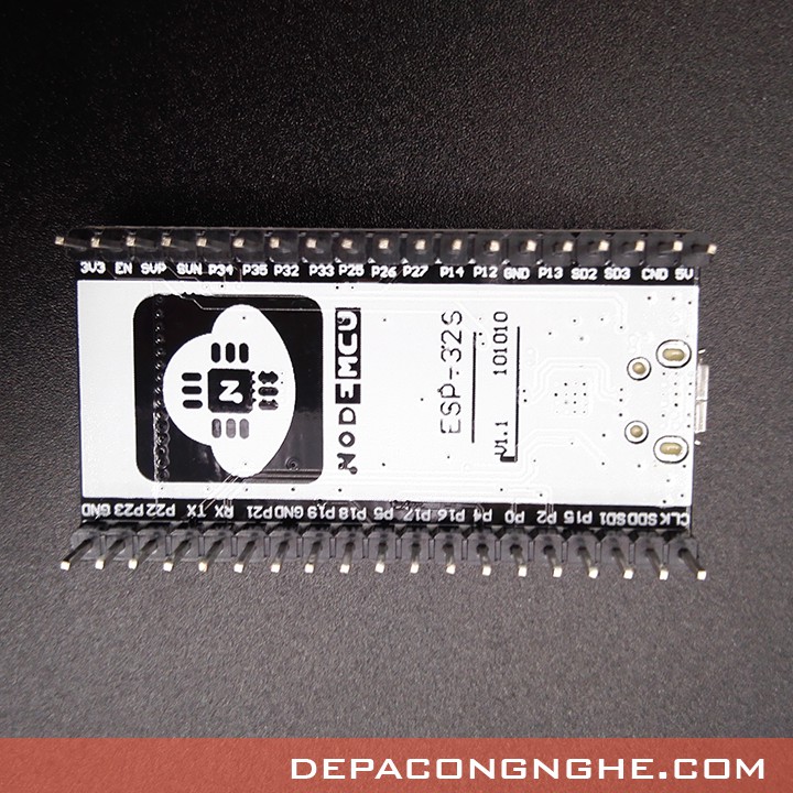 Kit thu phát wifi ESP32 NodeMcu Wifi + Bluetooth, chip giao tiếp CP2102