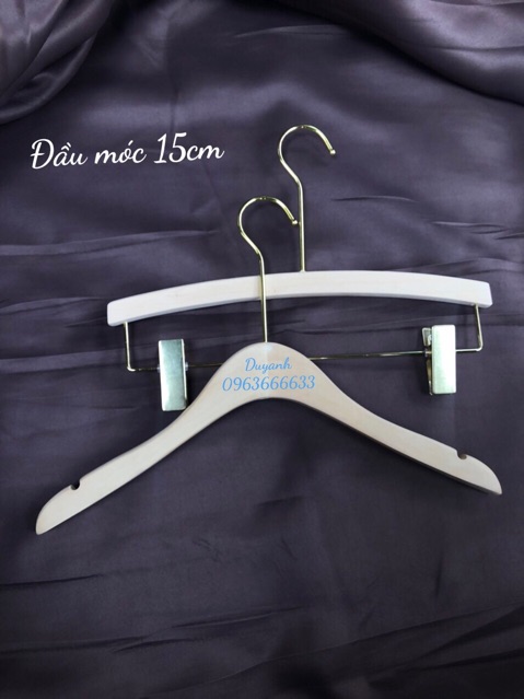 Móc kẹp Quần Áo 2cm Mộc Siêu Đep