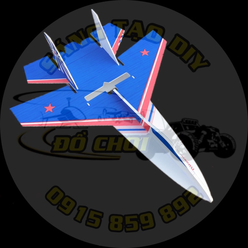 Vỏ kit máy bay RC Su27 F22 sơn sẵn. Kit dẻo chịu va đập tốt