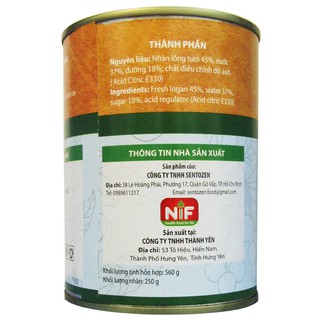 Nhãn đóng lón NIF 560g
