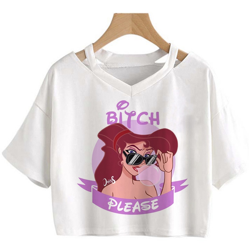 Áo Thun Tay Ngắn In Hình Công Chúa Disney Thời Trang Cho Cặp Đôi