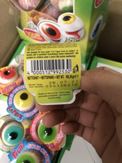 Kẹo mắt Trolli Pop Eye 1 cái
