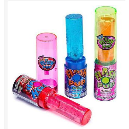 [Hàng Sẵn] Kẹo Son môi Flash Pop ( có đèn phát sáng ) loại to 34g - Mỹ