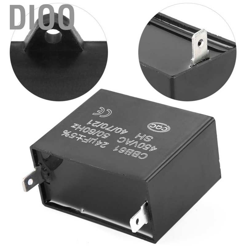 Tụ Điện Didoo Cbb61 450v Ac 24uf 50 / 60hz Cho Máy Phát 400 350 300 250vac