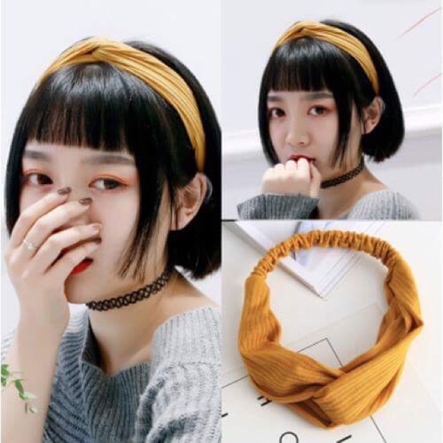 Băng đô turban chất thun bản to không nhăn Song An Eco TB03