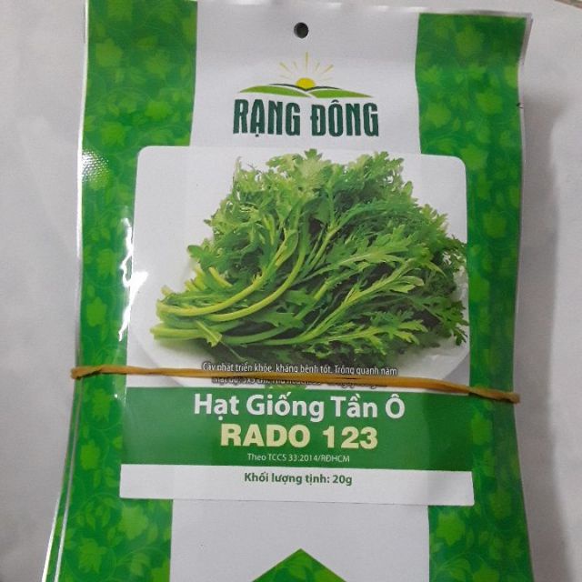 Hạt Giống Tần Ô Rado 123 (Cải cúc)