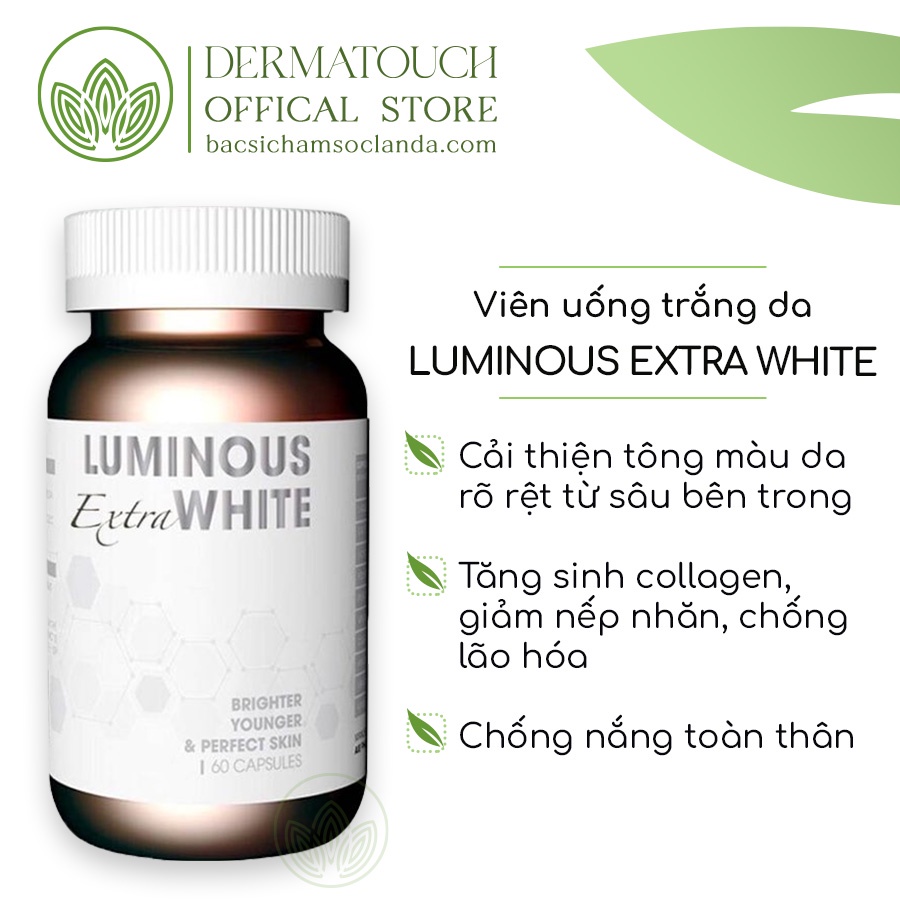 Viên uống trắng da Luminous Extra White