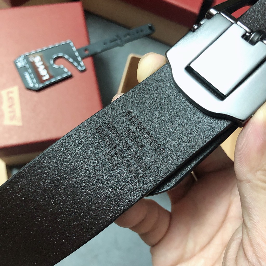 Nịt Levis khóa gài vuông dây trơn - NN170