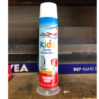 Kem đánh răng cho bé Aquafresh Kids 130,4g đát 10 năm 2022