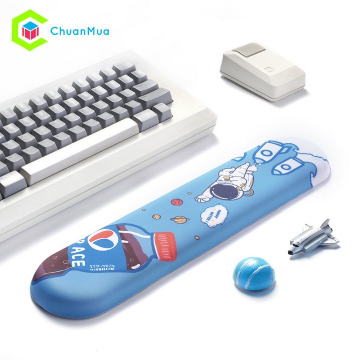 Bộ Lót Chuột Máy Tính &amp; Thanh Kê Tay Bàn Phím KOJMAC Mouse Pad Game 3D Cute Slicon ( Keyboard Hand Rest Siêu Dễ Thương )