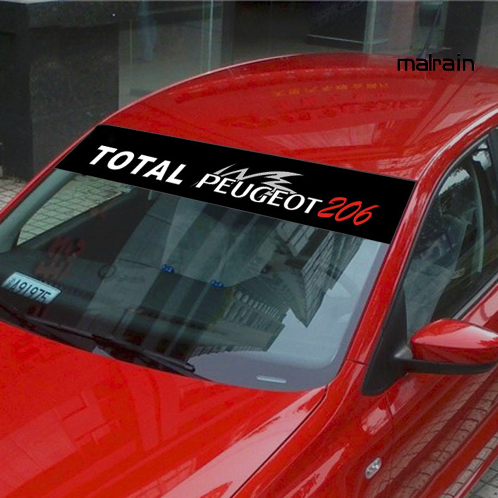 Miếng Dán Trang Trí Kính Chắn Gió Xe Ô Tô Độc Đáo Tiện Dụng