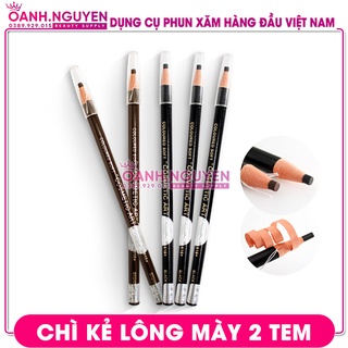 Chì Kẻ Lông Mày 2 Tem Loại 1 - Đen