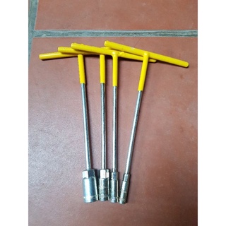 Tuýp liền khẩu chữ T vặn ốc tay bọc nhựa 8mm-19mm