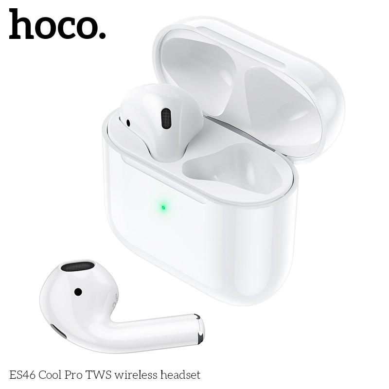 Tai nghe Bluetooth HOCO. ES56 V5.0 pin 350mAh / Hỗ trợ PopUP/ Siri / Đàm thoại / Định Vị / Đổi tên - Tai nghe không dây