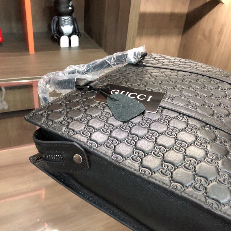 Cặp da nam công sở Gucci cao cấp chuẩn Auth - Túi đeo chéo nam Gucci new 2021