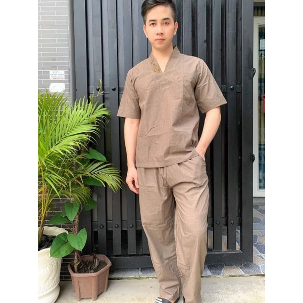 Bộ nam thiền vải tixi cao cấp