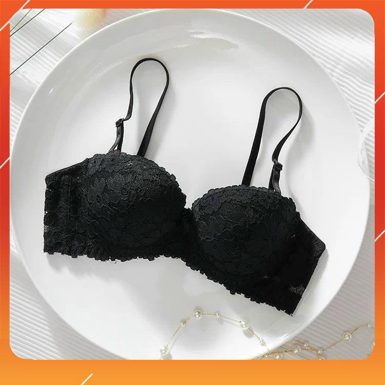 Áo ngực, áo lót nữ ren cao cấp có gọng đệm mút vừa cup ngang ôm gọn nâng đẩy ngực A5353