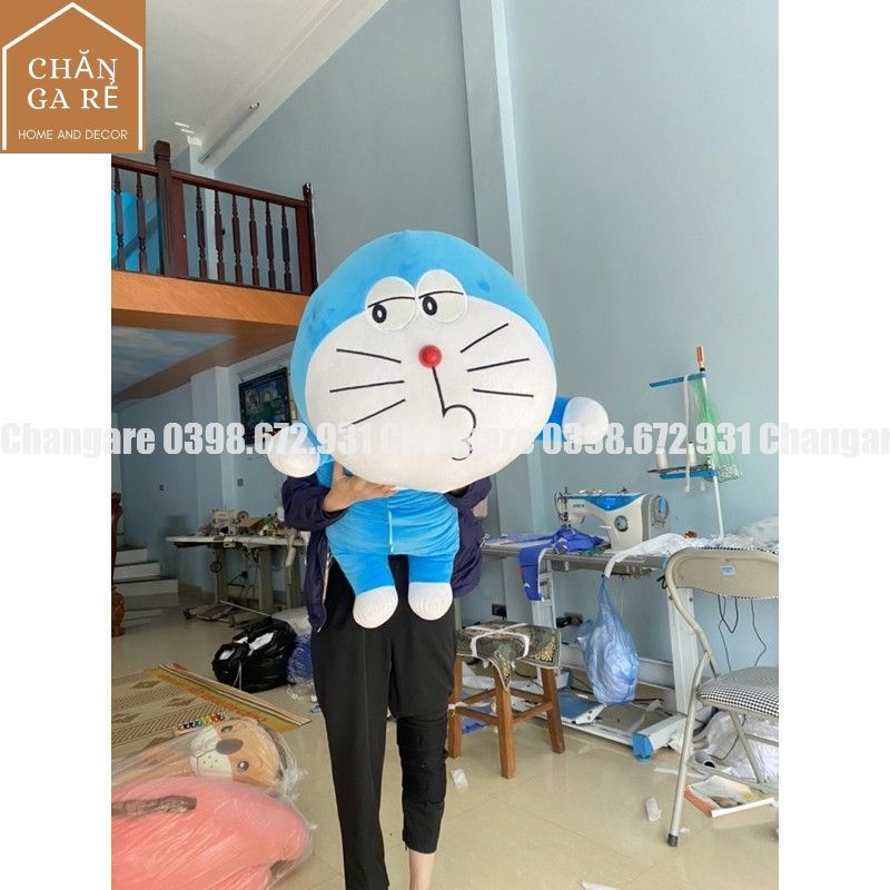 Gấu bông Doremon đủ size siêu đẹp size 60cm 80cm 1m,1m2,1m4, Gối ôm Doremon siêu to khổng lồ,mềm mịn co giãn 4 chiều