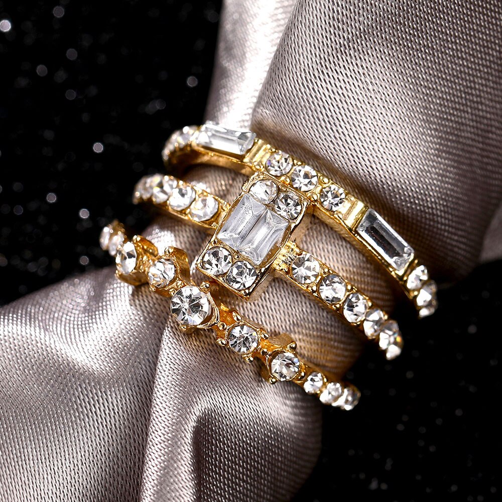 Set 3 Nhẫn Thời Trang 2020 Dành Cho Nữ