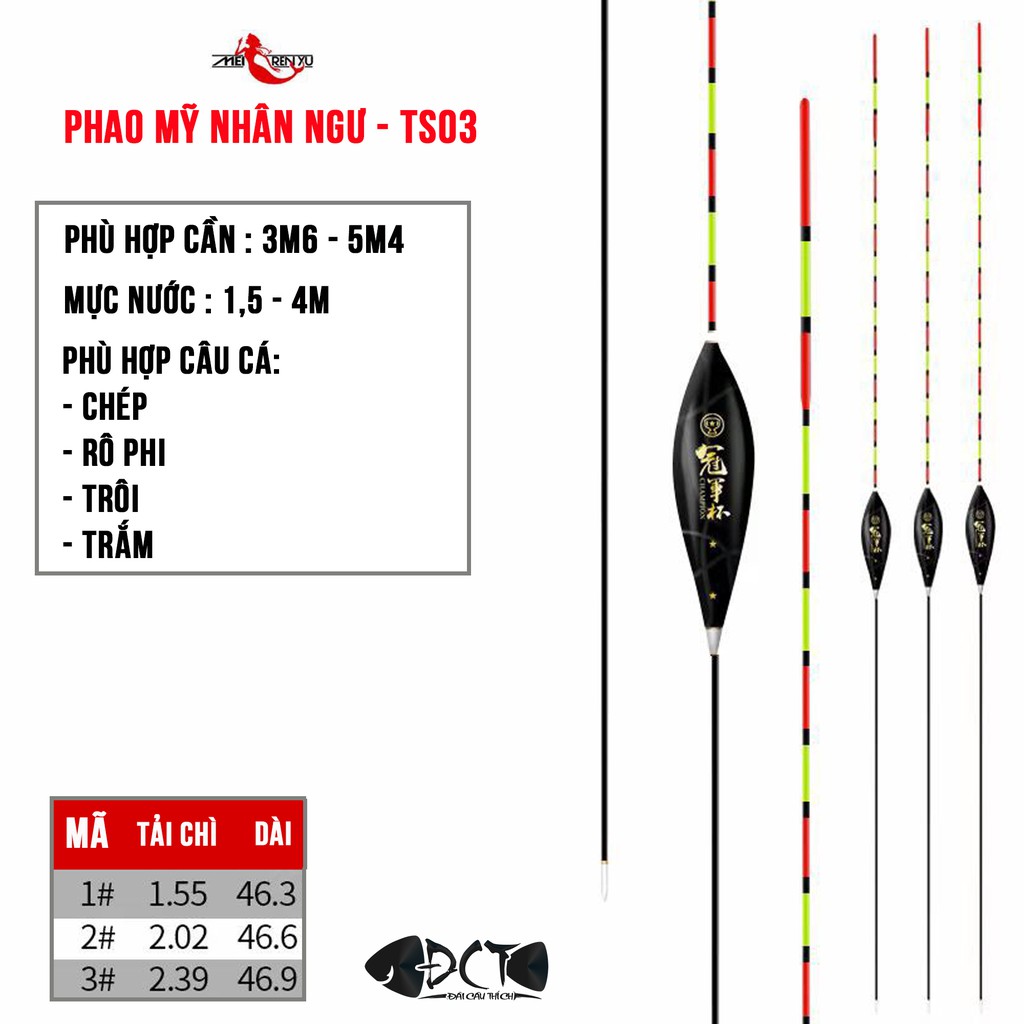 Phao Mỹ Nhân Ngư TS03 - Đài Câu Thích