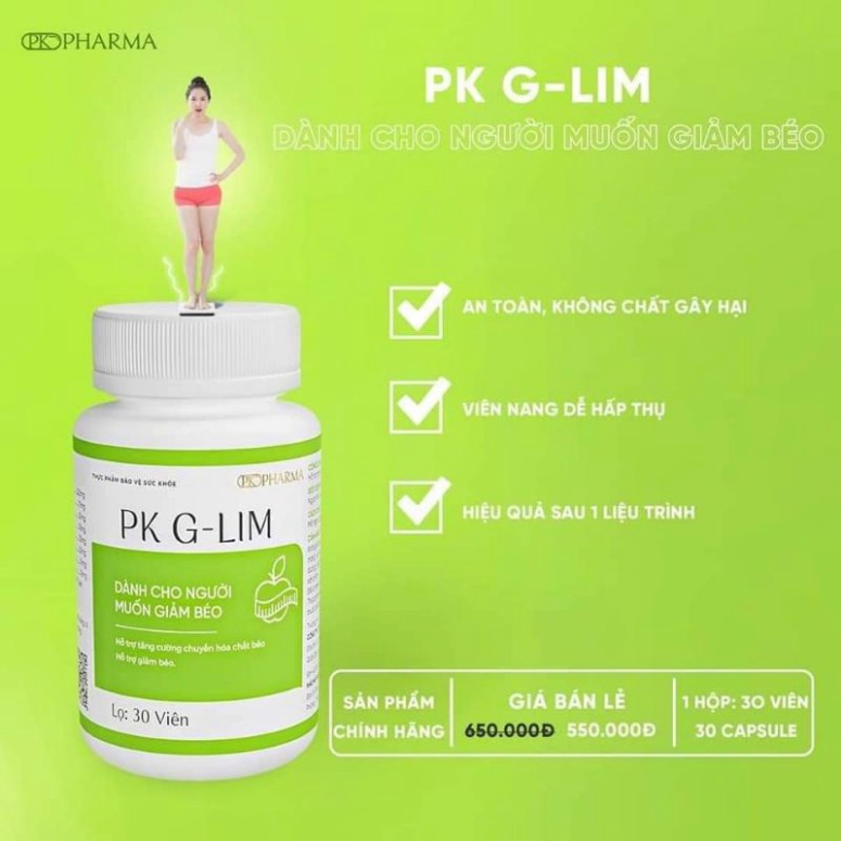 Giảm cân táo PK G-LIM Lamer Dr Lacir