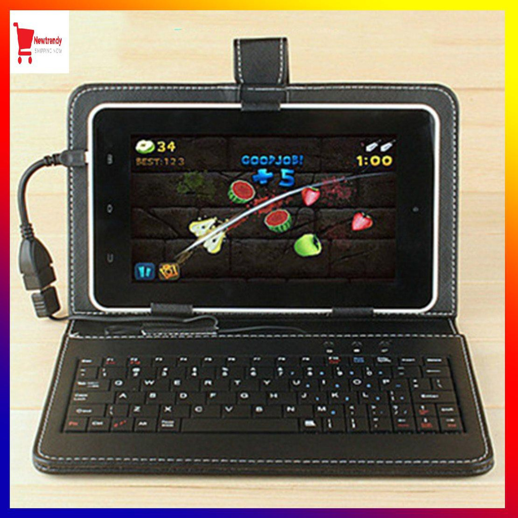 Bao Da Máy Tính Bảng Kèm Bàn Phím Usb Cho Android Windows 0601 (Promo) 10.1 Inch